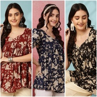 Indo-western SHORT KURTIS (2nd Edition) INDIAN COTTON TOPS-READY STOCK A02