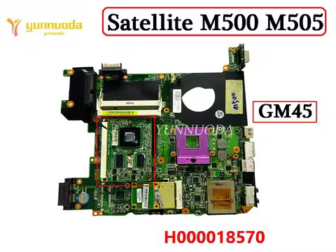H000018570 FOR Toshiba Satellite M500 M505 Laptop Motherboard GM45 DDR3 100% Tested Free Shipping