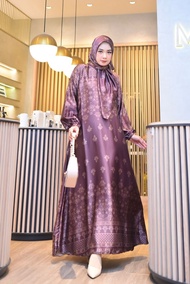 Gamis Hijab Set Premium Silk Armani J