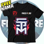 CHILDREN'S CLOTHING T-SHIRTS FF FREE FIRE SQUAD TEAM STM CHILDREN'S TSHIRT GAME FREE FIRE FREE NAME