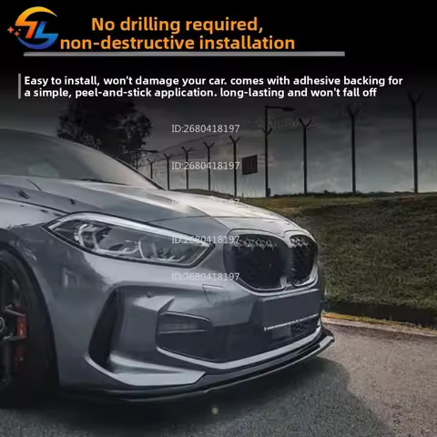 For BMW 1 Series Bmw F40 Sport 2020+ Front Lip Front Shovel Surround Spoiler Exterior Modification A