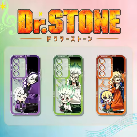 D-Dr.STONE Senku Ishigami Cute Music Theme Case for Samsung Galaxy S26 Ultra S25 Edge S24 S23 S21 S2