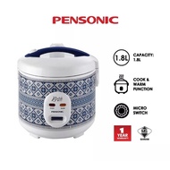 Pensonic 1.8L Batik Series Non Stick Rice Cooker | PSR-1801 (Periuk Nasi 电饭锅)