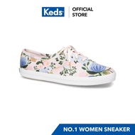 KEDS WF62204 CHAMPION RIFLE PAPER CO. BOTANICAL FLORAL PINK MULTI Women's Sneakers Lace-up Pink hot sale