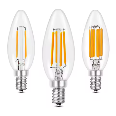LED Edison Bulb E14 Led lamp 2W 4W 8W 12W AC 220V 240V Retro Lamps Vintage Candle Light C35 C35L Bom