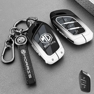 Zinc alloy Car Remote Key Case Cover Protector Shell Holder For MG 4 2023 Mg4 Ev MG HS GT ZS EV ZX M