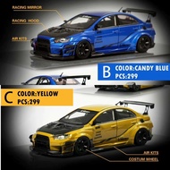 404 Error 1: 64 Mitsubishi EVO X 10th Generation Varis Modified Resin Simulation Car Model Non-Remot
