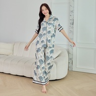 ชุดนอน Muslin Pajamas Silk Satin (รุ่น Early Grey Roses N3040 T3040 P3040 L3040 K3040)