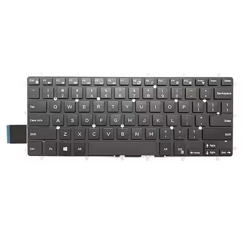 For Dell Inspiron 13-7368 7370 7373 7378 7380 5370 3480 Keyboard, English Small Enter Keyboard