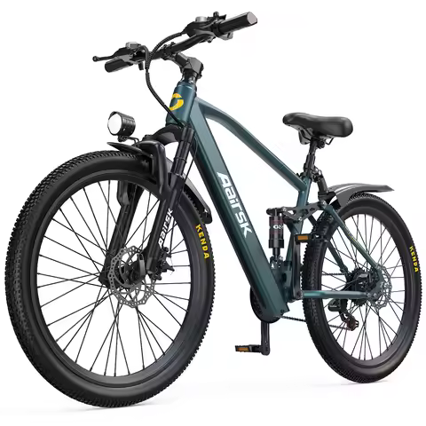 Aairsk GT900 Adult E-bike 400W Motor 36V 13Ah Battery Electric Bike 26 Inch Fat Tire E-Mountain bike
