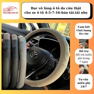High Quality 100% Whole Grain Sheepskin Steering Wheel Cover Size M 37-38cm Thickness 5mm Anti-Slip 