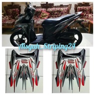 Stiker sticker striping Lis les polet body motor honda vario tecno 125 old 2013 list body standar