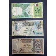 duit lama qatar 1 riyal  (3pcs)