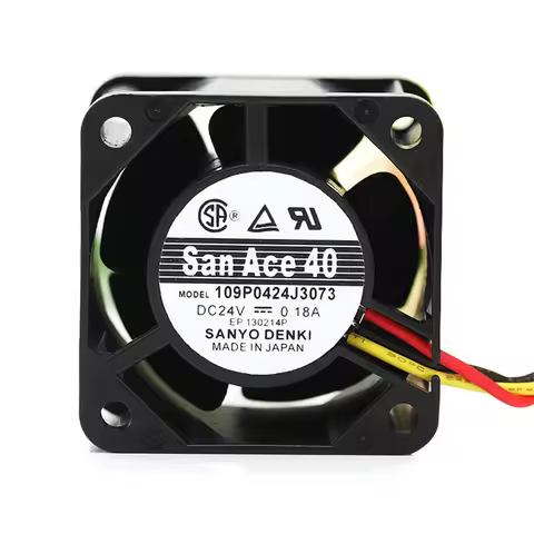 New San Ace 40 4cm Server Fan 4028 40*40*28mm 24V 0.18A 0.095A Server Cooling Fan 109P0424J3073 109P