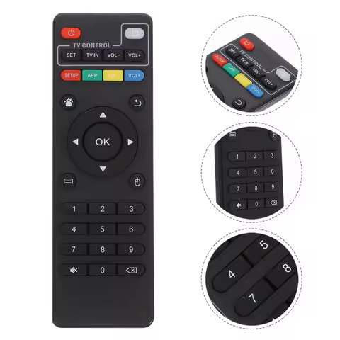Universal Remote Control for MXQ 、MXQ Pro Android TV Boxes IR Controller for Living Room Bedroom Por