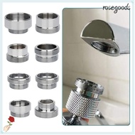 ROSEGOODS Faucet Adapter Set, Metal With Washer Water Filter Adapter,  18/20/22/24mm To 22mm Tap Aer