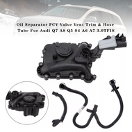 Oil Separator PCV Valve Vent Trim & Hose Tube For Audi Q7 A8 Q5 S4 A6 A7 3.0TFIS