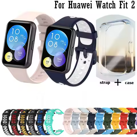 Silicone Watchband For Huawei Watch Fit 2 Strap Smart Wriststrap For Huawei Watch Fit 2 Active band 
