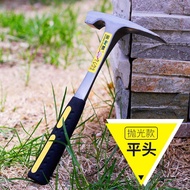 Geological Hammer Mining Polishing Hammer Integrated Sharp Head Flat Head Field Investigation Tool G