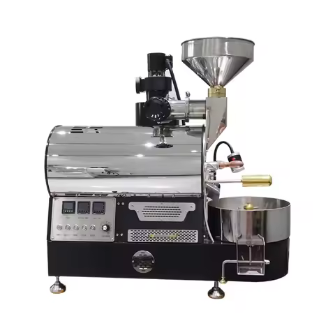 Electric Gas Commercial Mini Probat Coffee Bean Roaster Equipment For Home Coffee Roasting Machine 2