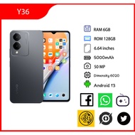 y36 5g phone 6gb ram +128gb rom android 13 6.64Inc 50MP 5000mAh 1 warranty