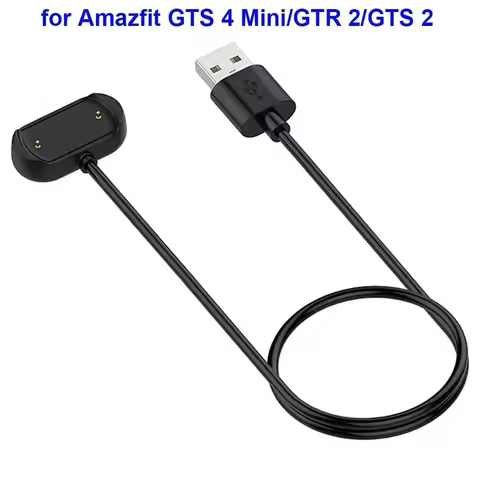 Charger for Amazfit Bip 3/ Bip 3 Pro/ GTS 4 Mini/ Bip U Pro/GTS 2/ GTR 2/ GTS2 Mini/ GTS 2e/ T-Rex P