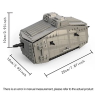 MOC kv44 military tank building blocks model set heavy AV7 war weapons tank model Boys classic toys 
