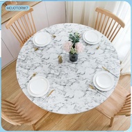 [mojotorw7] Non-slip Round Table Cover Table Cloth - 120cm (48 Inch) , White, 65cm~85cm