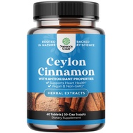 Organic Ceylon Cinnamon Tablets 1000mg - Organic Ceylon Cinnamon Powder Memory Supplement for Brain 