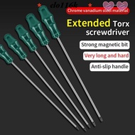 ELOK Hexagon Screwdriver, with Hole Extra Long Torx Screwdriver, Portable T15 T20 T25 T30 High Quali