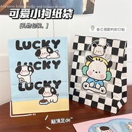 Lemon Cute Cartoon Puppy Gift Paper Bag With High Aesthetic Value For Girls, Flat Pocket Cake, Baked Goods Packaging Paper Bag