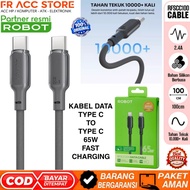 Robot RFSCC100 Type C to Type C 65W Fast Charging 100cm Bendable Resistant TYPE C TO TYPE C 65W ROBO