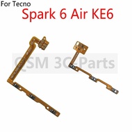Power On Off Volume Side Button Flex Cable For Tecno Spark 6 Air KE6
