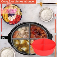 [risingmpS] Silicone Slow Cooker Liners, Cooking Divider Liner Food-Grade Silicone Reusable
