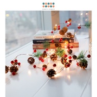[SG Seller] - Christmas Pinecone Bell Light for home decoration