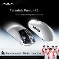 Aula Kunlun X5 electromagnetic inching wireless three mode E-sports game mouse