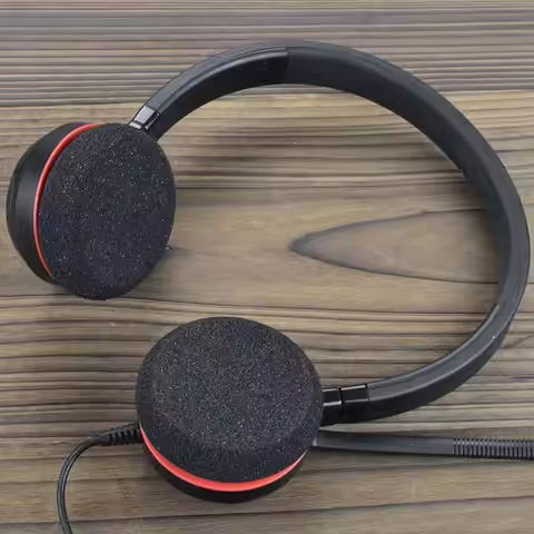 1Pc New Sponge Earphone Sleeve Replacement Soft Headphone Earpads Ear Pads for Jabra evolve 20 20se 