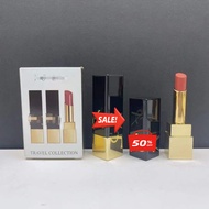 Pink round tube silver round tube lipstick 1.6g * 2-piece set Black gold square tube lipstick 1.3g *