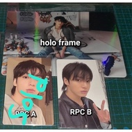 Rpc Random Photocard, POB Holo Frame Golden Jeon Jungkook JK Jungkook BTS