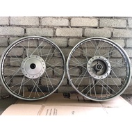 Set RIM Besi Chrome Original AAP Honda EX5 Dream C70 gboj Cdi