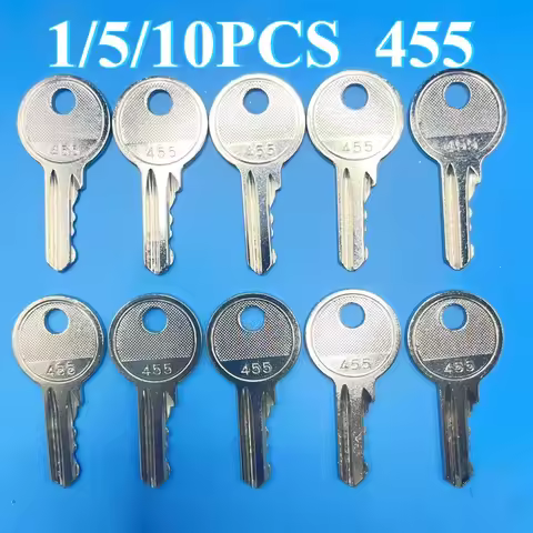 1/5/10pcs 455 Elevator Keys High altitude Operation Scissor Forklift 8R1 Dingli 455 key