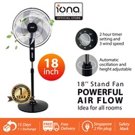 IONA 18 Inch 5 Blade Blades Stand Standing Fan with Timer | Electric Cooling Fans | 风扇 風扇 家用 - GLSF4589T