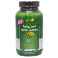 Irwin Naturals Ginkgo Smart 120 Liquid Soft-gels