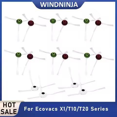 Anti-Scratch Edge Brushes for Ecovacs Deebot T10 OMNI/TURBO/MAX/X1 OMNI/TURBO/MAX/T20/PRO/MAX/PRO PL