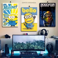 GAMING ROOM DECORATION MOVIE MINION PICTURE 20X30 II7OQ/VX9LU MINION FILM ROOM POSTER/ KEVIN BOB AGN