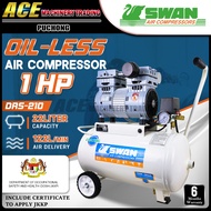[ Swan ] DRS-210 Oil-Less Air Compressor DR-Series (Supr Silent) / JKKP CERT