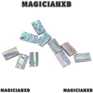 MAGICIANXB ​10Pcs ​Guitar Inlay Material​, ​Colorful ​Sheet Form Abalone Shell Inlay​, Abalone Shell