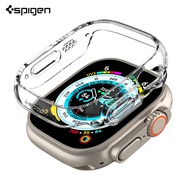Spigen Thin Fit Transparent Hard Case for iWatch Ultra 49mm 45mm 44mm 41mm 40mm Lightweight Case Cover Protective Frame Bumper for iWatch Series 8 7 6 5 4 SE2 Accessories