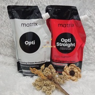 Matrix Opti Straight 500ml 2XStep Smoothing Isi Step 1 dan Step 2 Resistant Extra Resistant Normal S