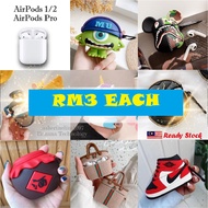 Cute Silicone AirPods Case 1/2 Generation & Pro 2019 Anti Fall Shockproof for AirPods i12 Cover i13 